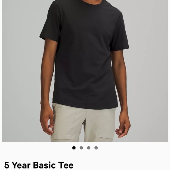 Men’s Lululemon 5 Year Basic Tee - Picture 1 of 4
